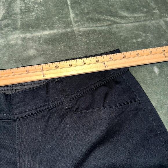 Culver’s Flare Pants Womens 4 Black Stretch Restaurant Uniform Workwear Mid-Rise - Picture 6 of 7